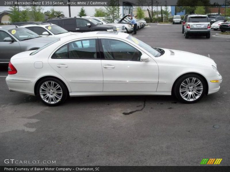 Arctic White / Cashmere 2007 Mercedes-Benz E 350 Sedan