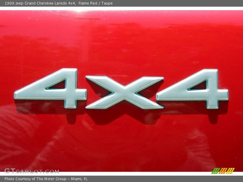 Flame Red / Taupe 1999 Jeep Grand Cherokee Laredo 4x4