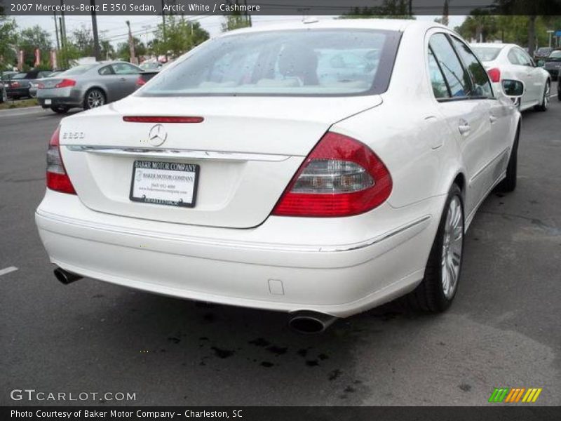 Arctic White / Cashmere 2007 Mercedes-Benz E 350 Sedan