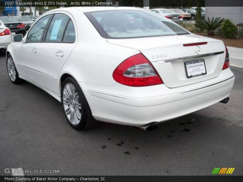 Arctic White / Cashmere 2007 Mercedes-Benz E 350 Sedan