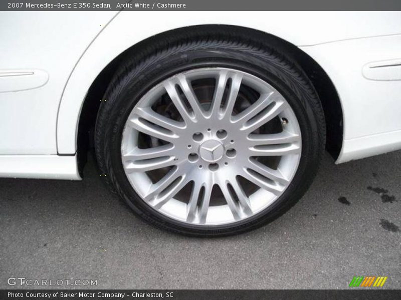 Arctic White / Cashmere 2007 Mercedes-Benz E 350 Sedan