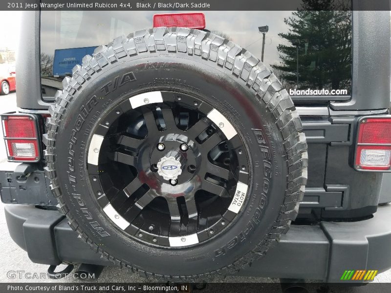 Black / Black/Dark Saddle 2011 Jeep Wrangler Unlimited Rubicon 4x4