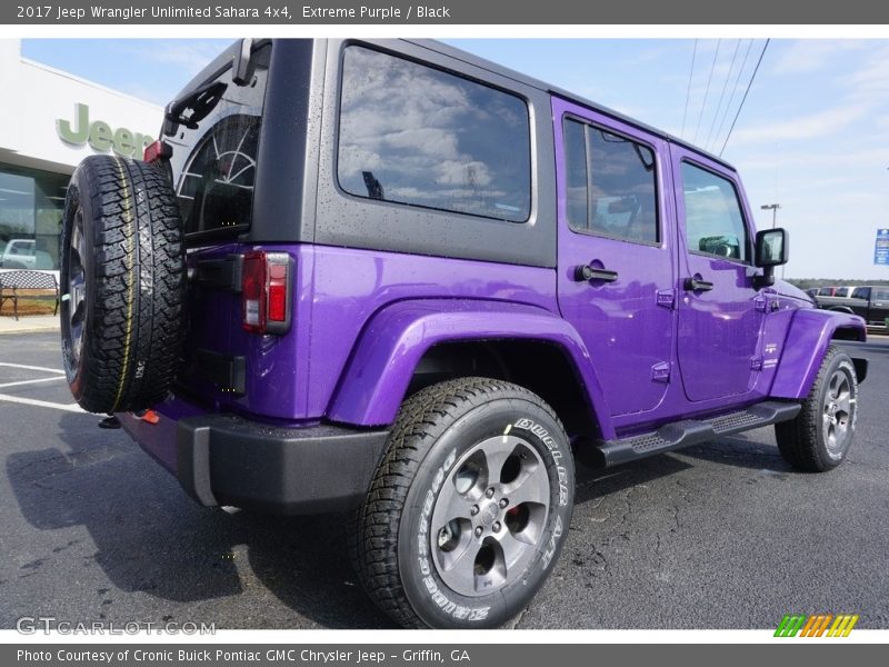 Extreme Purple / Black 2017 Jeep Wrangler Unlimited Sahara 4x4