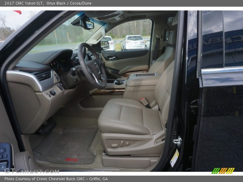 Onyx Black / Cocoa/Dune 2017 GMC Yukon SLT