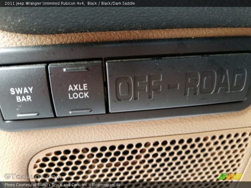 Black / Black/Dark Saddle 2011 Jeep Wrangler Unlimited Rubicon 4x4