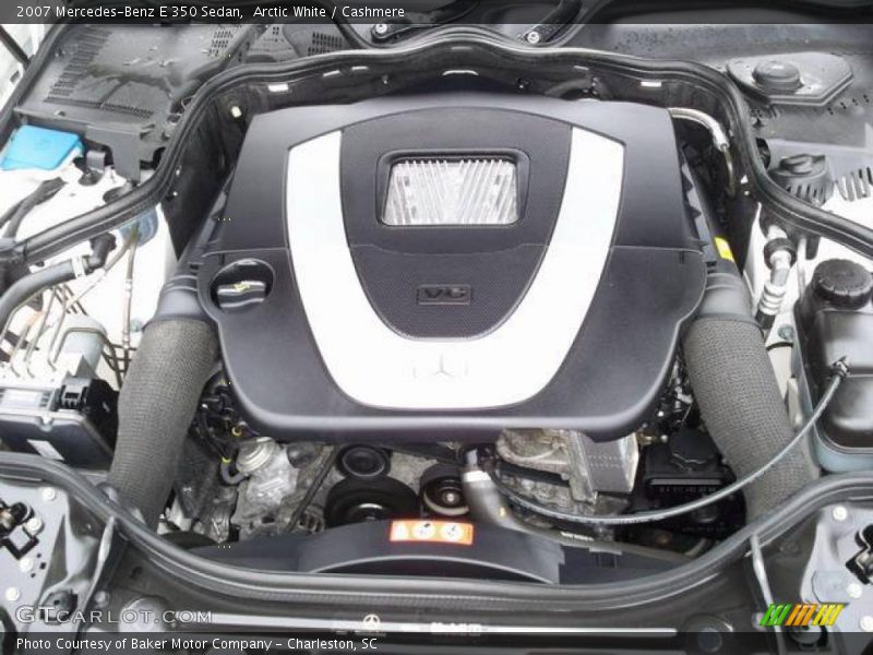 Arctic White / Cashmere 2007 Mercedes-Benz E 350 Sedan
