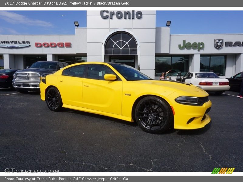 Yellow Jacket / Black/Brazen Gold 2017 Dodge Charger Daytona 392