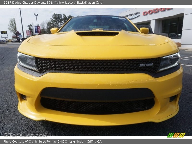Yellow Jacket / Black/Brazen Gold 2017 Dodge Charger Daytona 392