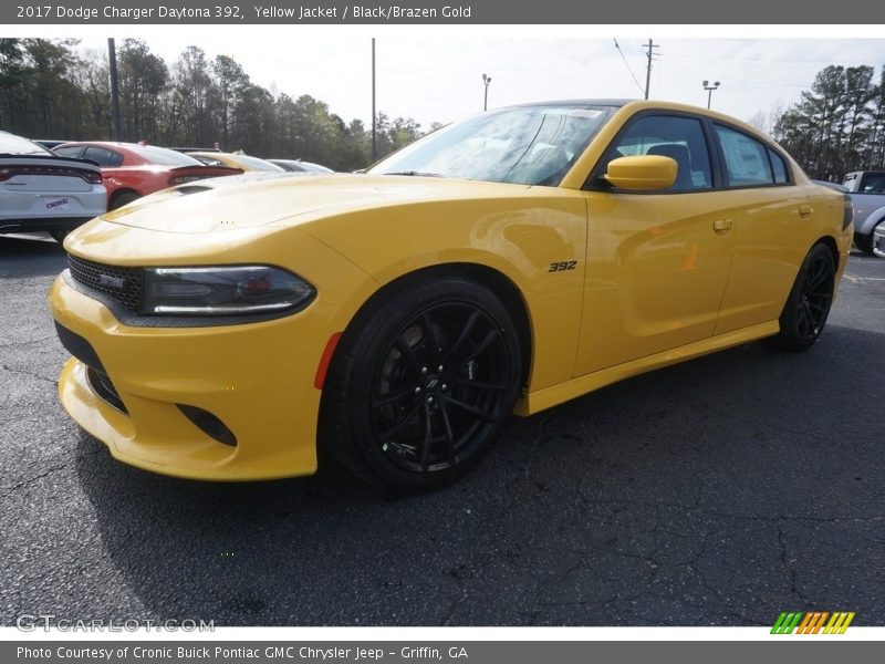 Yellow Jacket / Black/Brazen Gold 2017 Dodge Charger Daytona 392