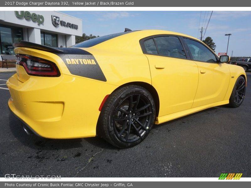 Yellow Jacket / Black/Brazen Gold 2017 Dodge Charger Daytona 392