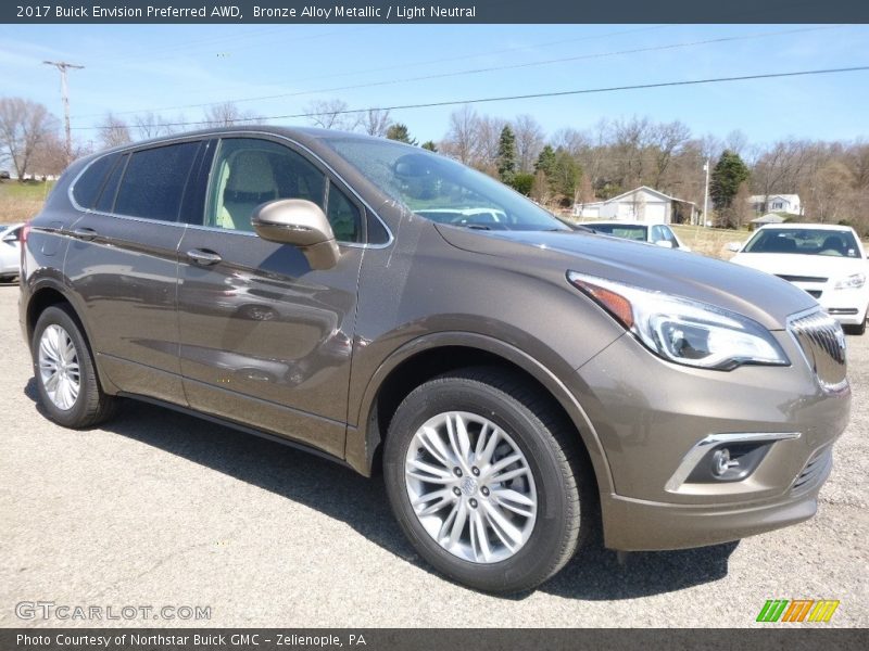 Front 3/4 View of 2017 Envision Preferred AWD