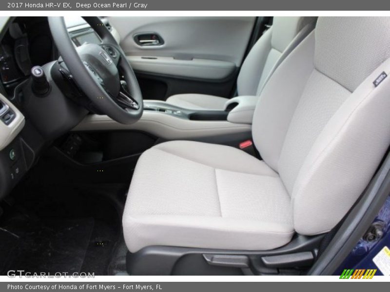Deep Ocean Pearl / Gray 2017 Honda HR-V EX