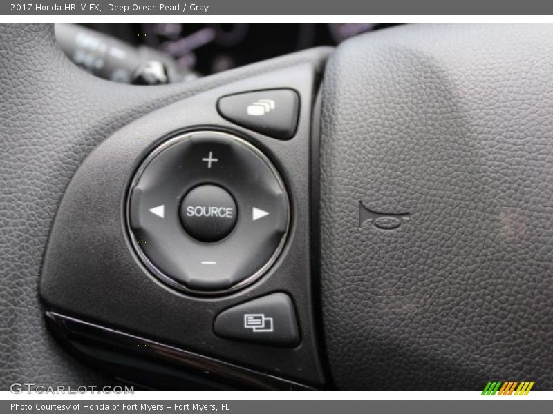 Deep Ocean Pearl / Gray 2017 Honda HR-V EX