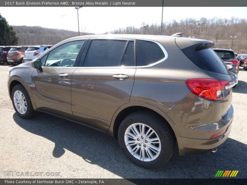Bronze Alloy Metallic / Light Neutral 2017 Buick Envision Preferred AWD