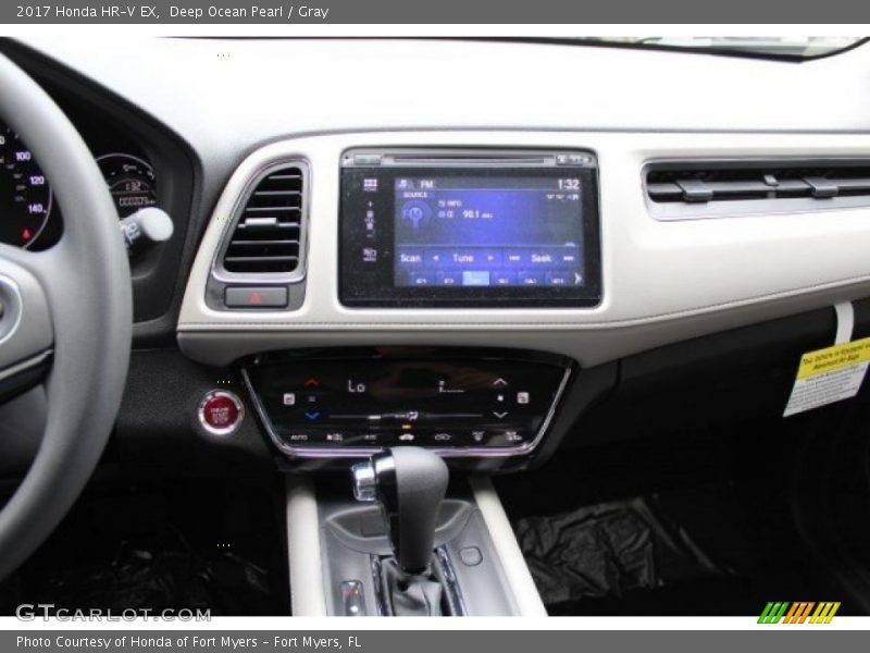 Deep Ocean Pearl / Gray 2017 Honda HR-V EX