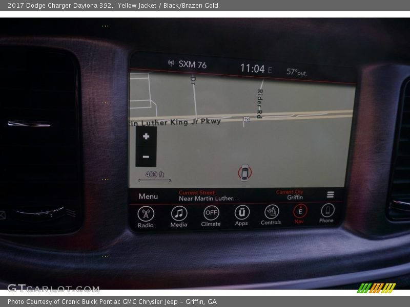 Yellow Jacket / Black/Brazen Gold 2017 Dodge Charger Daytona 392