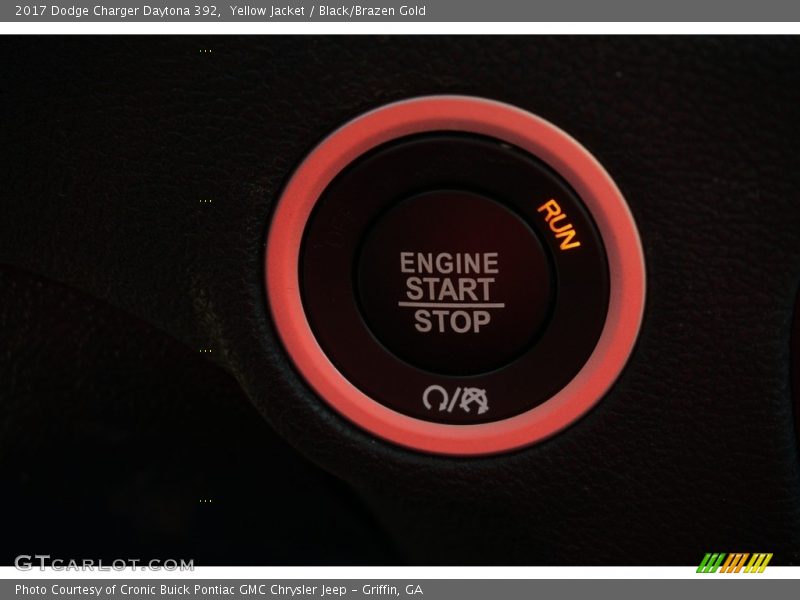 Yellow Jacket / Black/Brazen Gold 2017 Dodge Charger Daytona 392