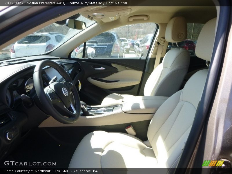 Bronze Alloy Metallic / Light Neutral 2017 Buick Envision Preferred AWD