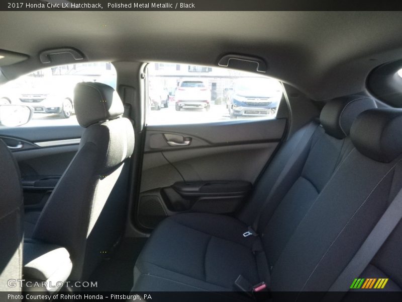 Polished Metal Metallic / Black 2017 Honda Civic LX Hatchback