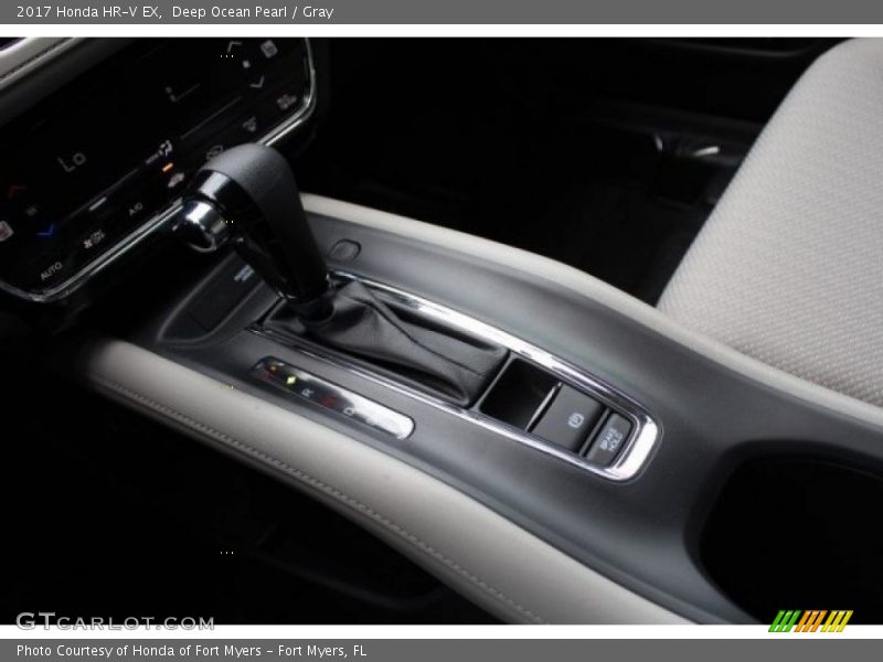 Deep Ocean Pearl / Gray 2017 Honda HR-V EX