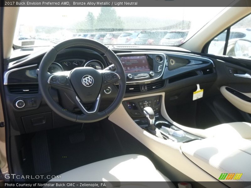 Bronze Alloy Metallic / Light Neutral 2017 Buick Envision Preferred AWD