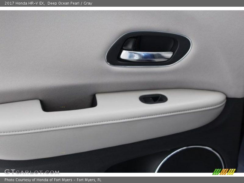 Deep Ocean Pearl / Gray 2017 Honda HR-V EX