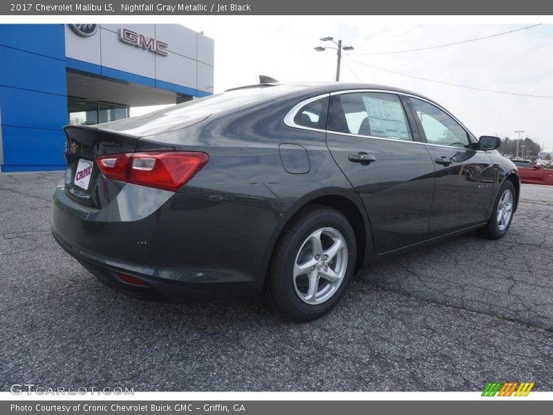 Nightfall Gray Metallic / Jet Black 2017 Chevrolet Malibu LS