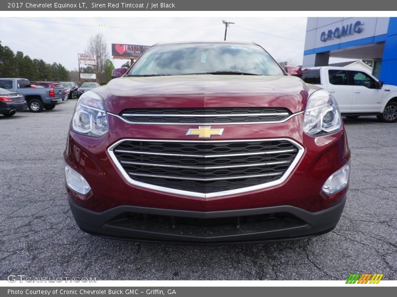 Siren Red Tintcoat / Jet Black 2017 Chevrolet Equinox LT