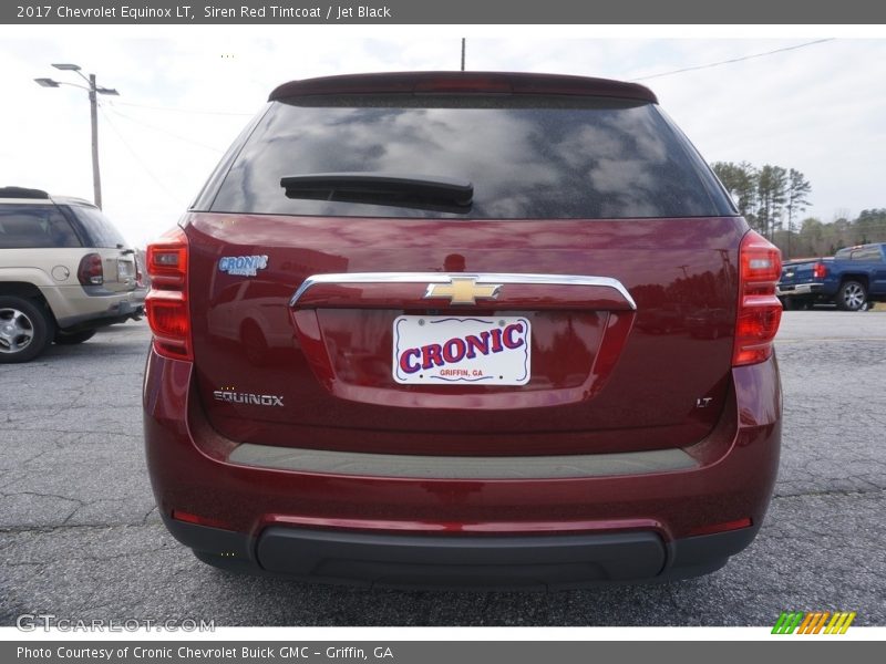 Siren Red Tintcoat / Jet Black 2017 Chevrolet Equinox LT