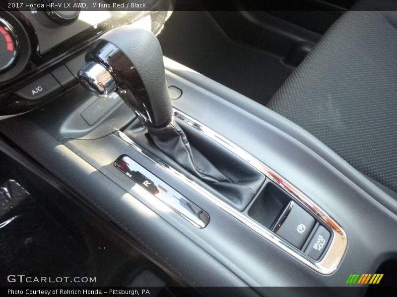 Milano Red / Black 2017 Honda HR-V LX AWD