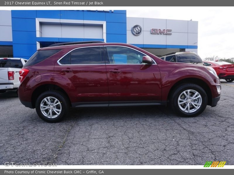 Siren Red Tintcoat / Jet Black 2017 Chevrolet Equinox LT