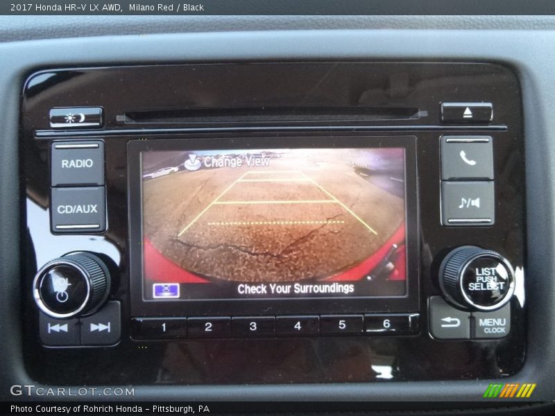 Milano Red / Black 2017 Honda HR-V LX AWD