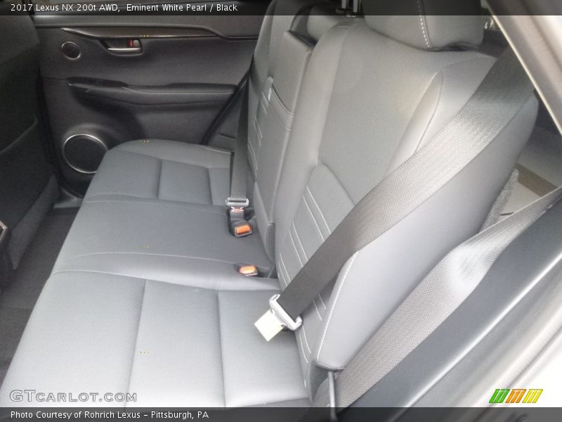 Eminent White Pearl / Black 2017 Lexus NX 200t AWD
