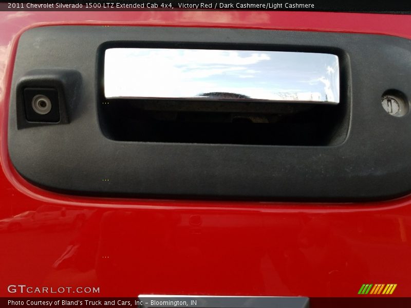 Victory Red / Dark Cashmere/Light Cashmere 2011 Chevrolet Silverado 1500 LTZ Extended Cab 4x4
