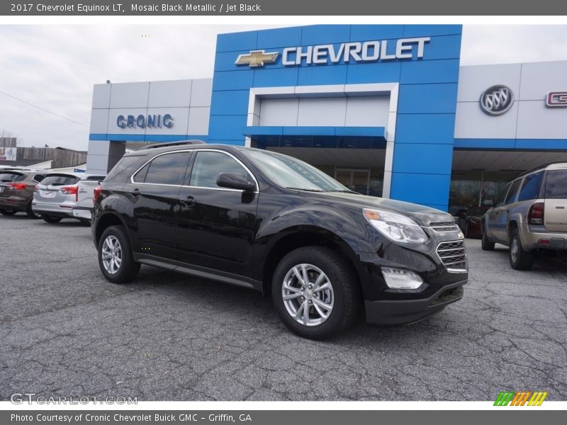Mosaic Black Metallic / Jet Black 2017 Chevrolet Equinox LT