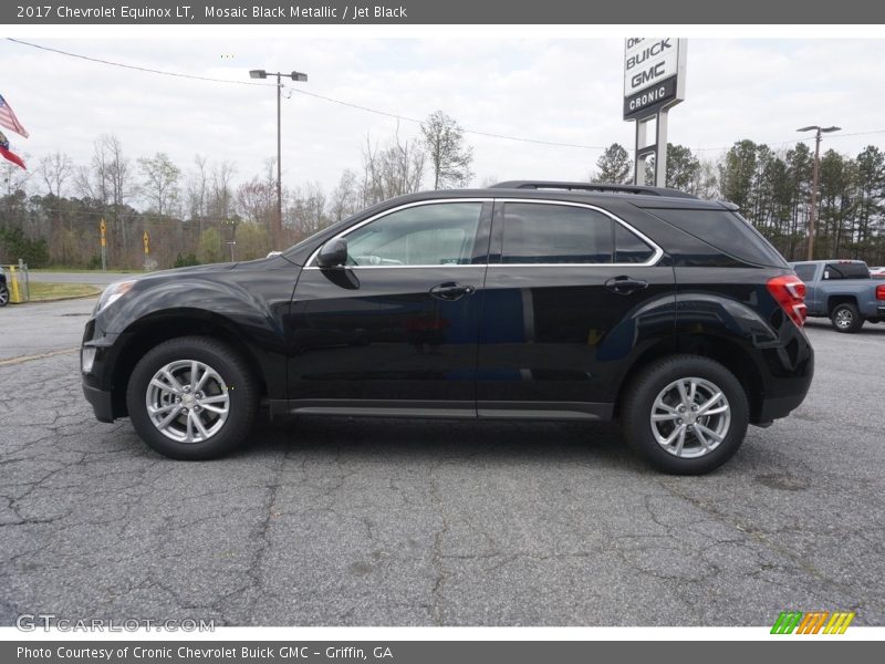 Mosaic Black Metallic / Jet Black 2017 Chevrolet Equinox LT