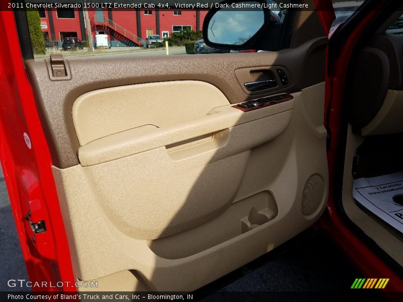Victory Red / Dark Cashmere/Light Cashmere 2011 Chevrolet Silverado 1500 LTZ Extended Cab 4x4