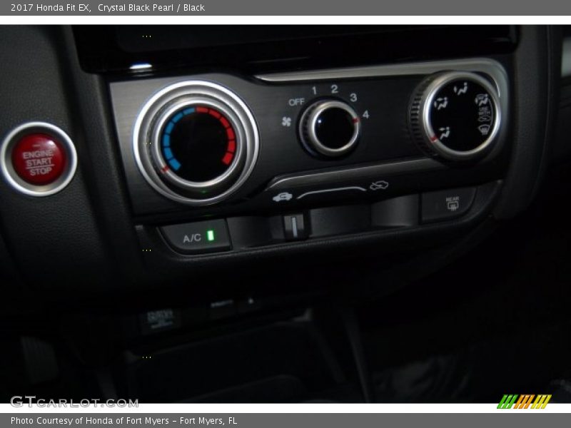 Crystal Black Pearl / Black 2017 Honda Fit EX