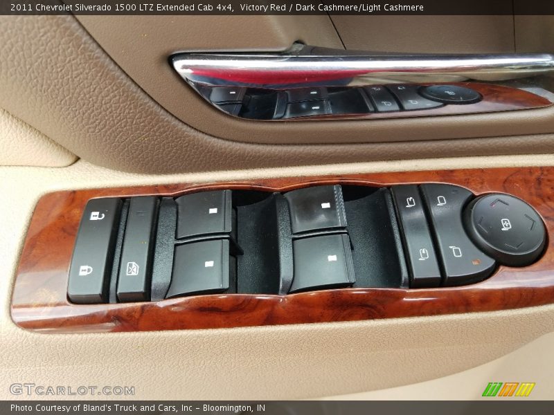 Victory Red / Dark Cashmere/Light Cashmere 2011 Chevrolet Silverado 1500 LTZ Extended Cab 4x4