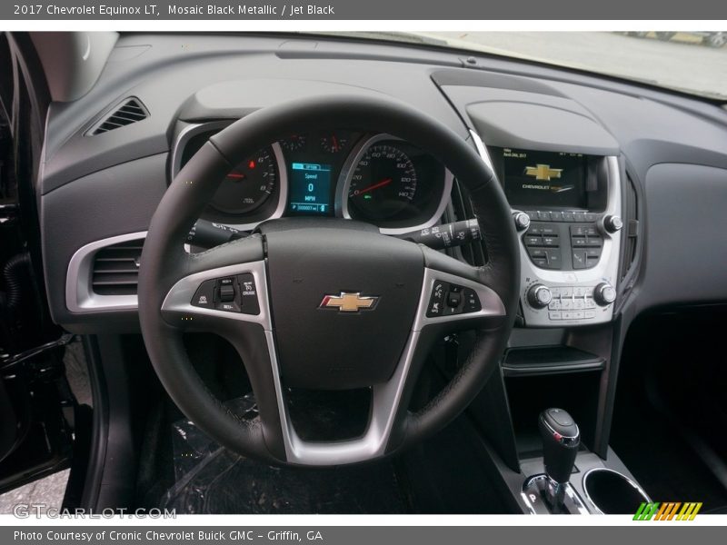 Mosaic Black Metallic / Jet Black 2017 Chevrolet Equinox LT