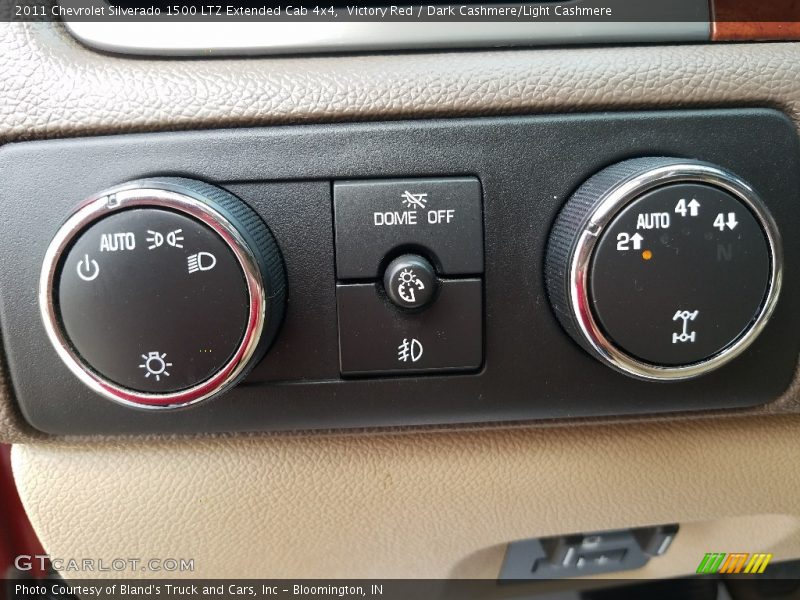 Victory Red / Dark Cashmere/Light Cashmere 2011 Chevrolet Silverado 1500 LTZ Extended Cab 4x4