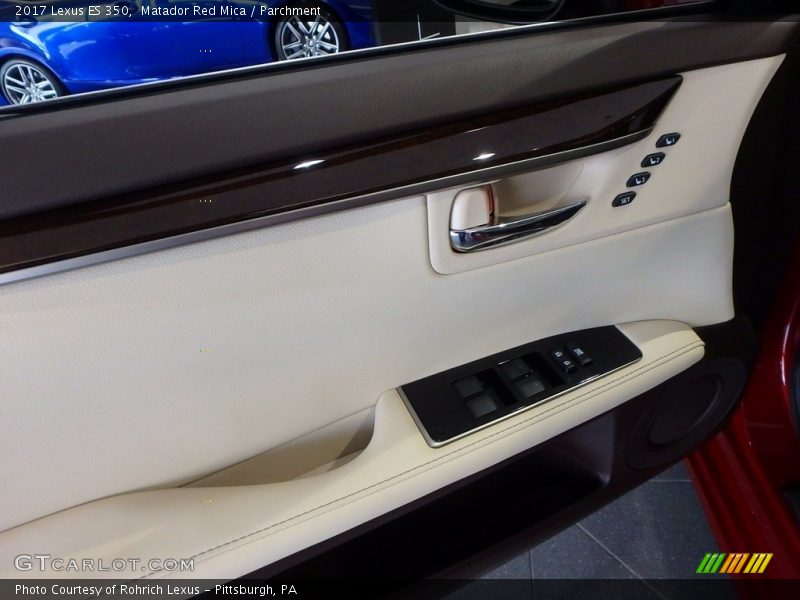Matador Red Mica / Parchment 2017 Lexus ES 350