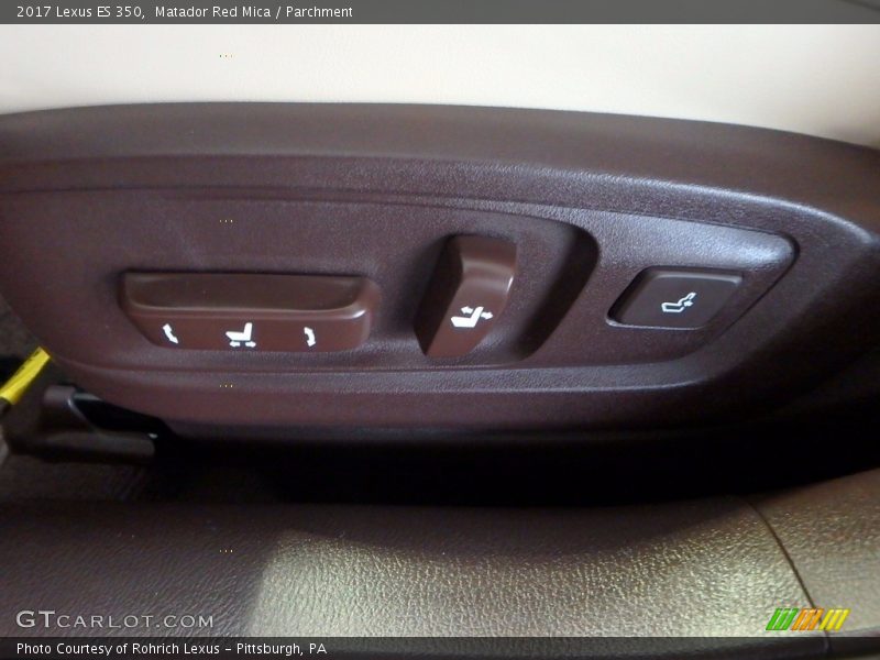 Matador Red Mica / Parchment 2017 Lexus ES 350