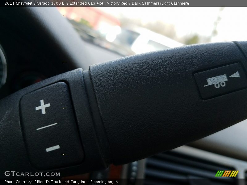 Victory Red / Dark Cashmere/Light Cashmere 2011 Chevrolet Silverado 1500 LTZ Extended Cab 4x4
