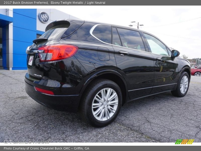 Ebony Twilight Metallic / Light Neutral 2017 Buick Envision Preferred