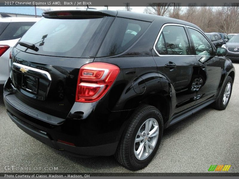 Black / Jet Black 2017 Chevrolet Equinox LS AWD