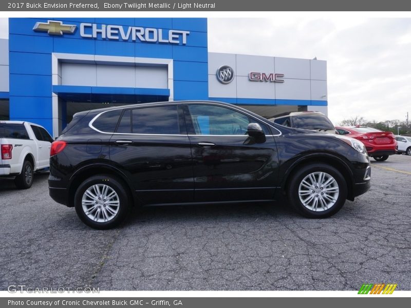 Ebony Twilight Metallic / Light Neutral 2017 Buick Envision Preferred