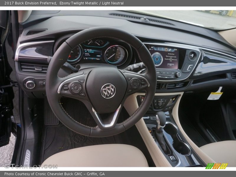 Ebony Twilight Metallic / Light Neutral 2017 Buick Envision Preferred