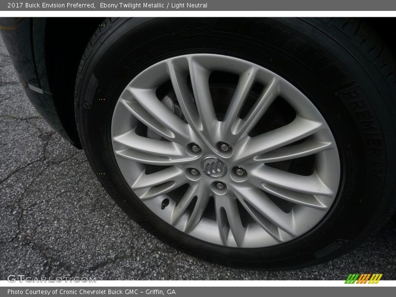 Ebony Twilight Metallic / Light Neutral 2017 Buick Envision Preferred