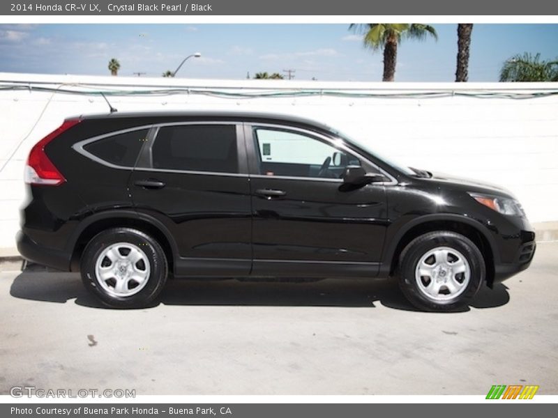 Crystal Black Pearl / Black 2014 Honda CR-V LX